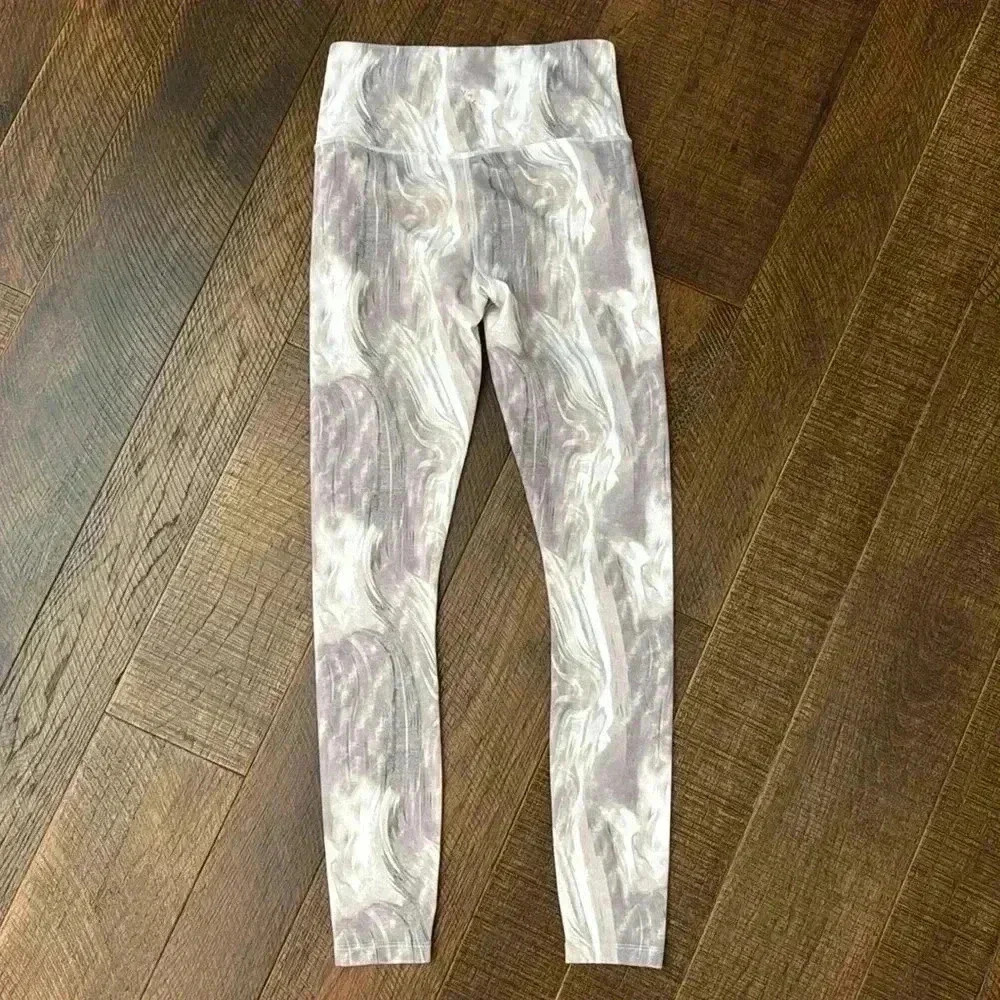 Varley High Rise Full Length Century Canvas Marble Leggings - Picture 7 of 9